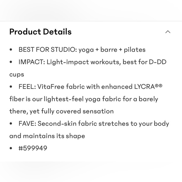 NWT Athleta Transcend Square Neck Crop Black Bra Size Large (D-DD Cups) - Picture 7 of 8